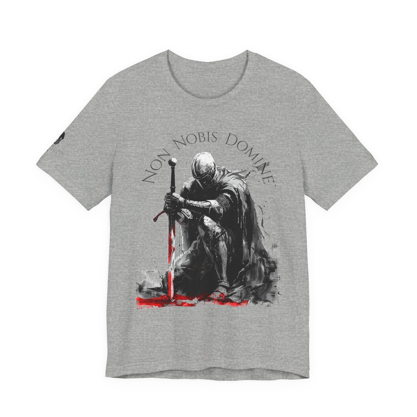 Knight Kneeling "Non Nobis Domine"