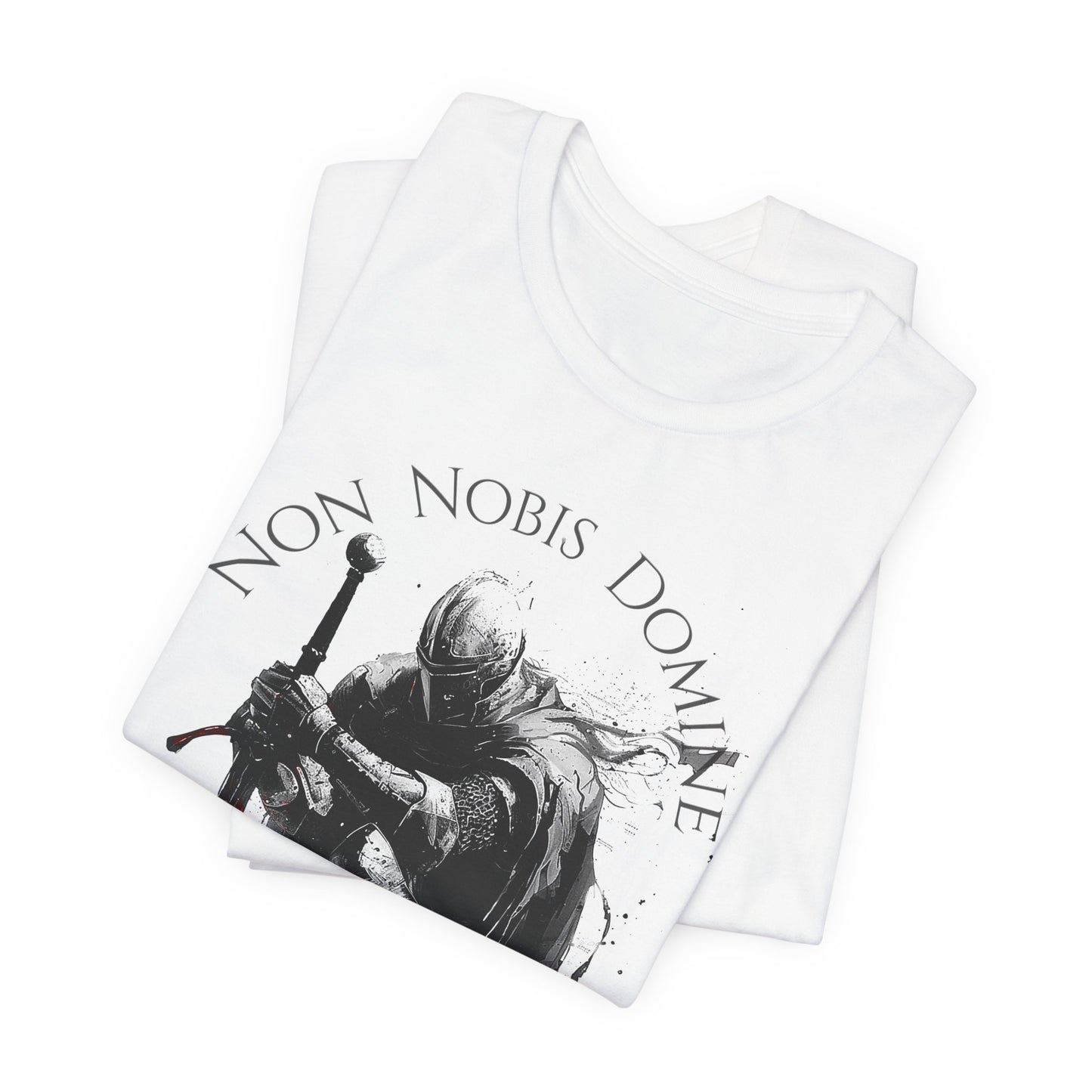 Knight Kneeling "Non Nobis Domine"