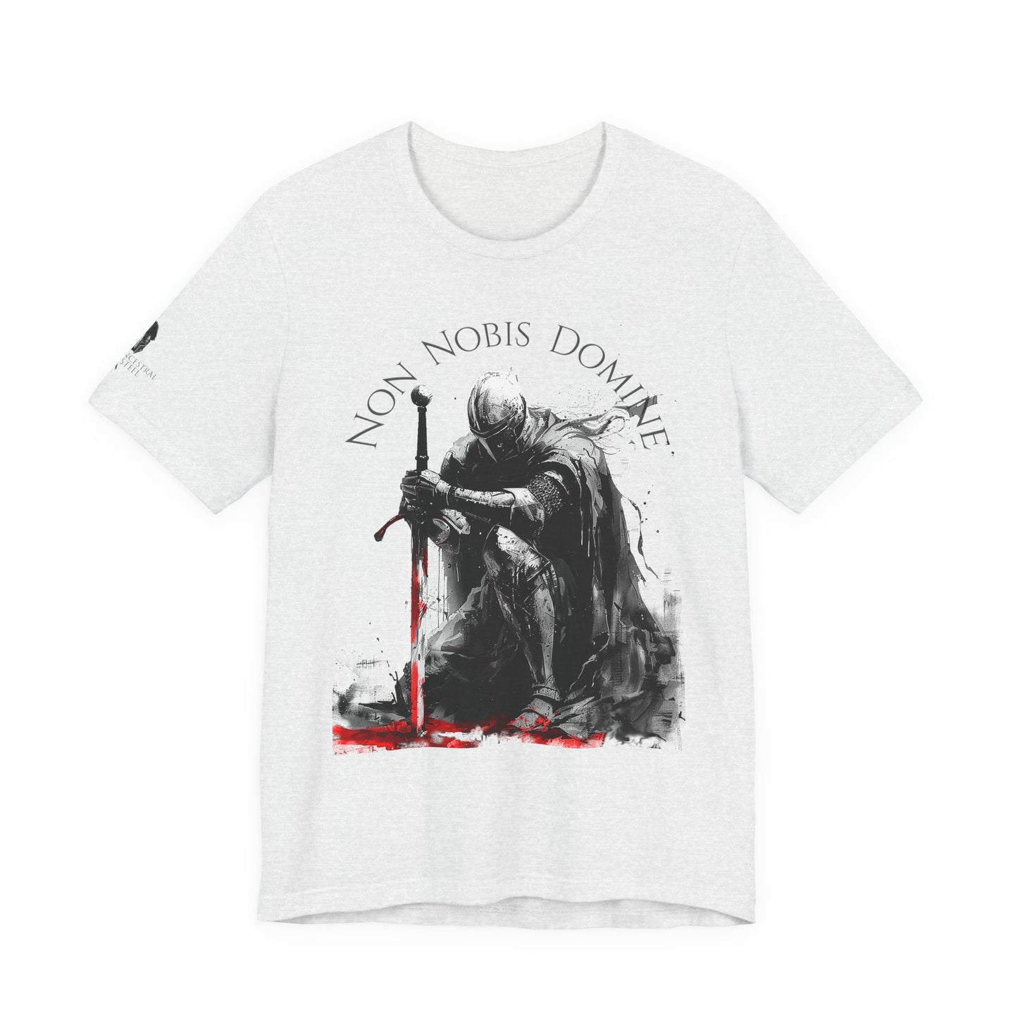 Knight Kneeling "Non Nobis Domine"