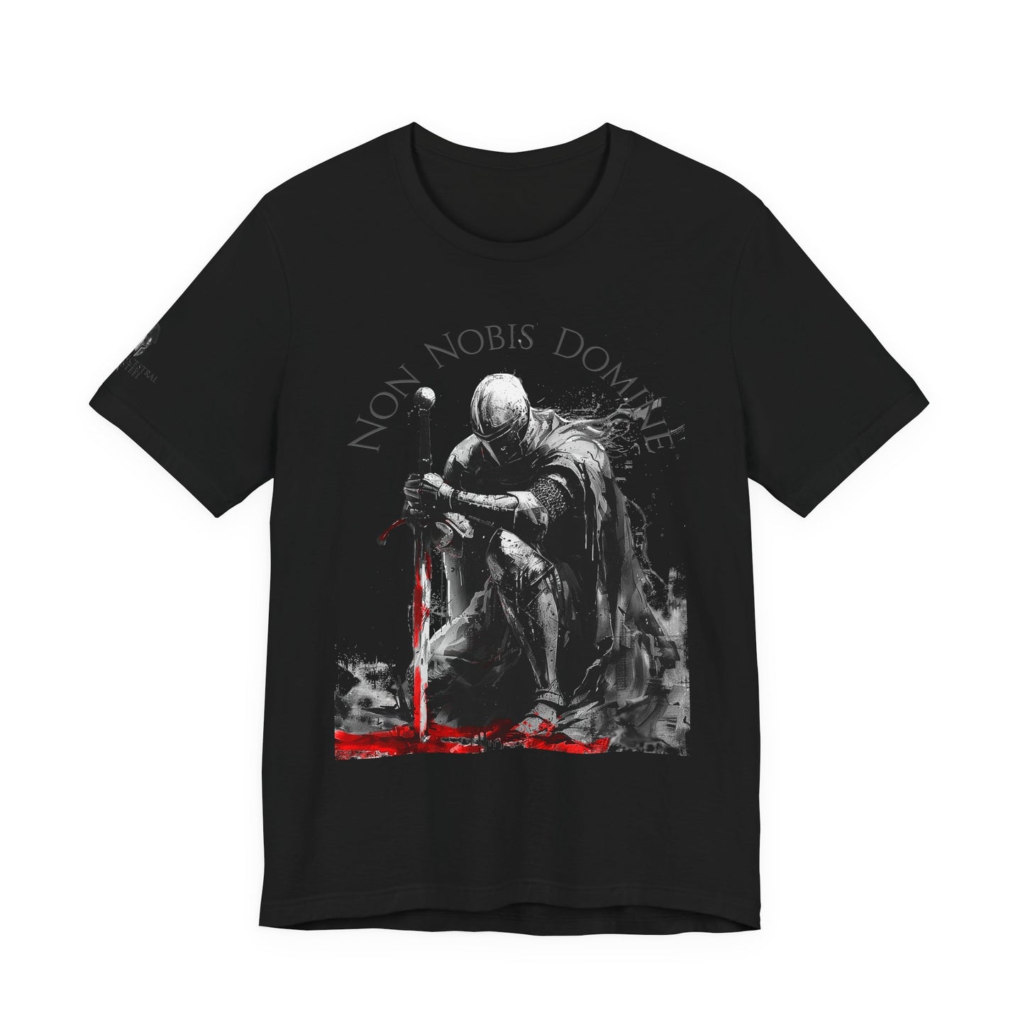 Knight Kneeling "Non Nobis Domine"