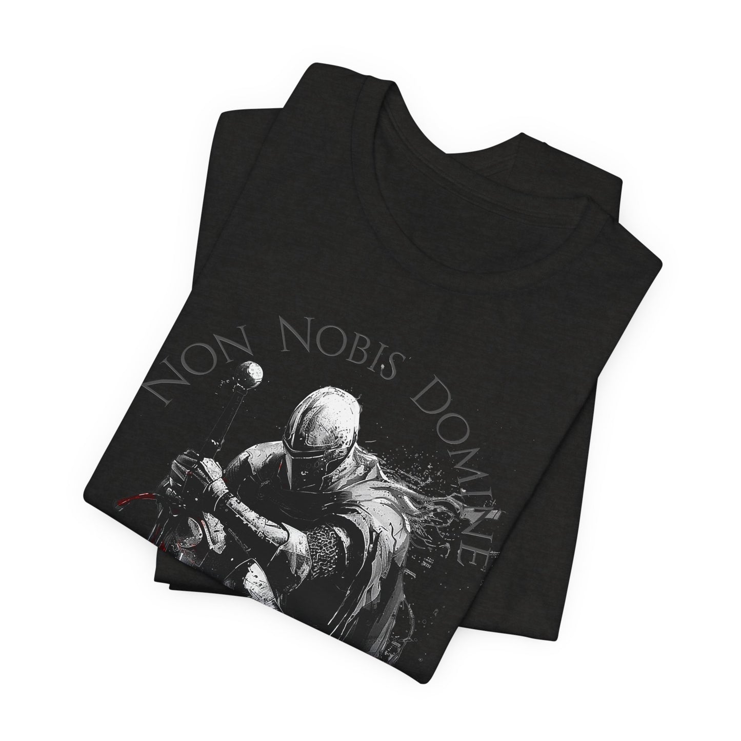 Knight Kneeling "Non Nobis Domine"