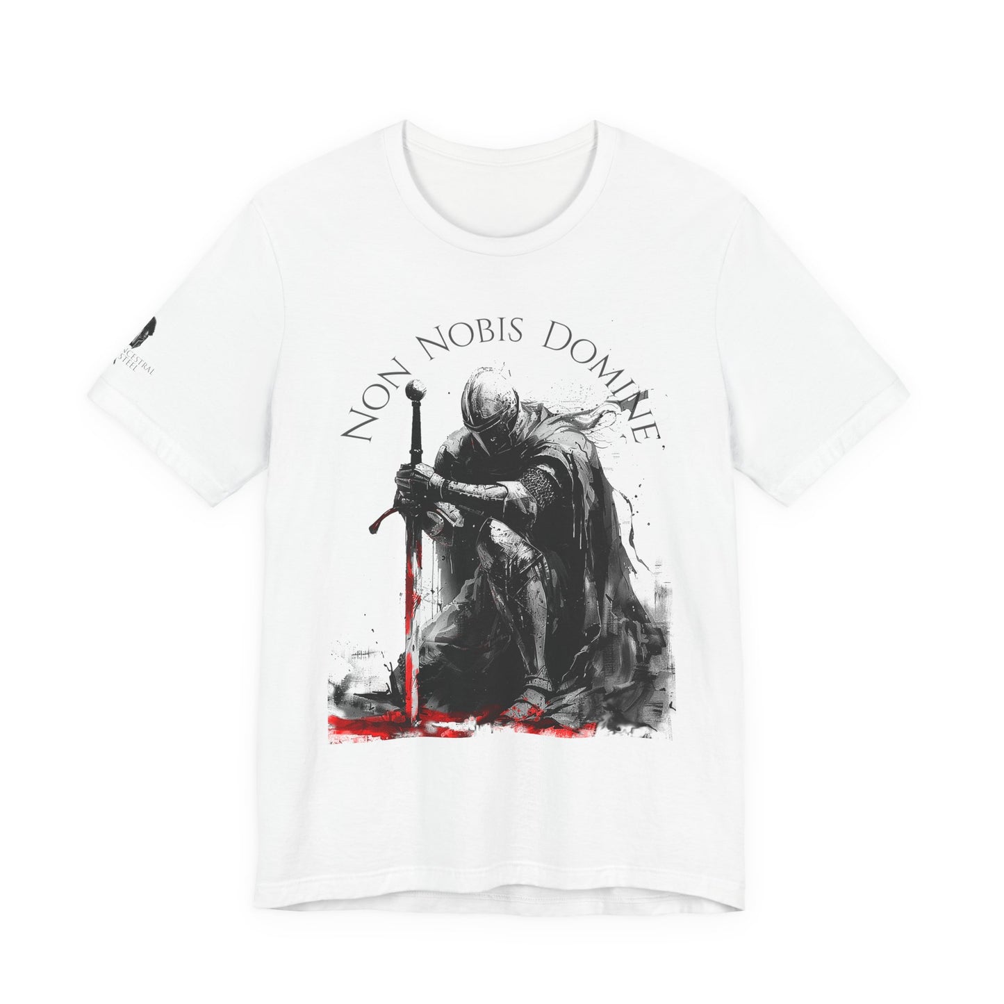 Knight Kneeling "Non Nobis Domine"