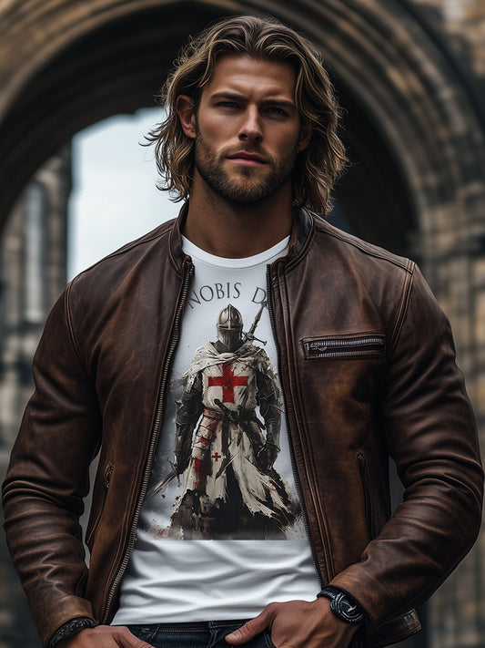 Templar Knight T-Shirt — 'Non Nobis Domine'