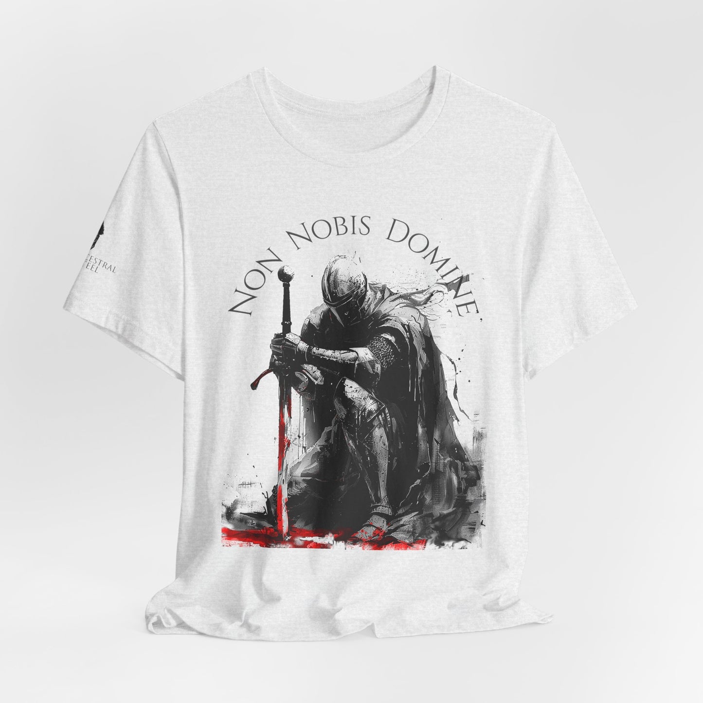 Knight Kneeling "Non Nobis Domine"