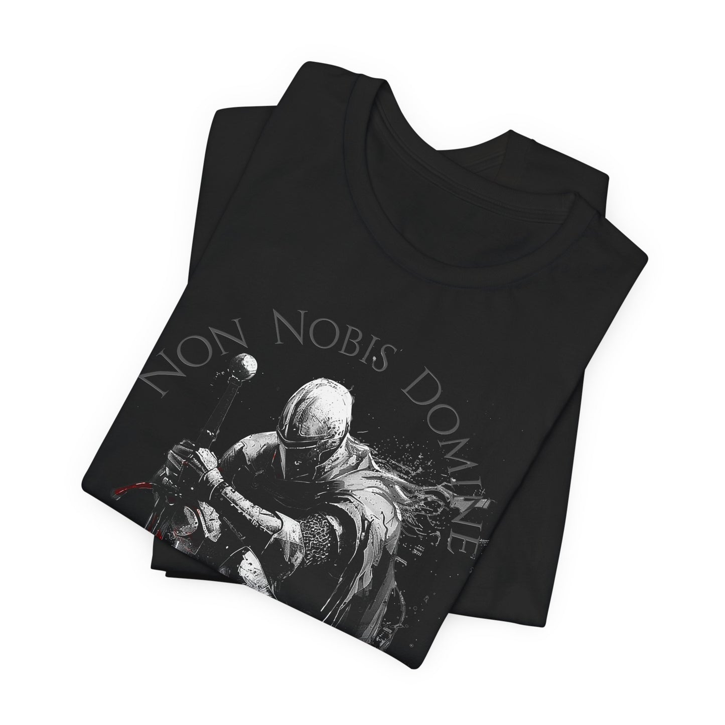 Knight Kneeling "Non Nobis Domine"