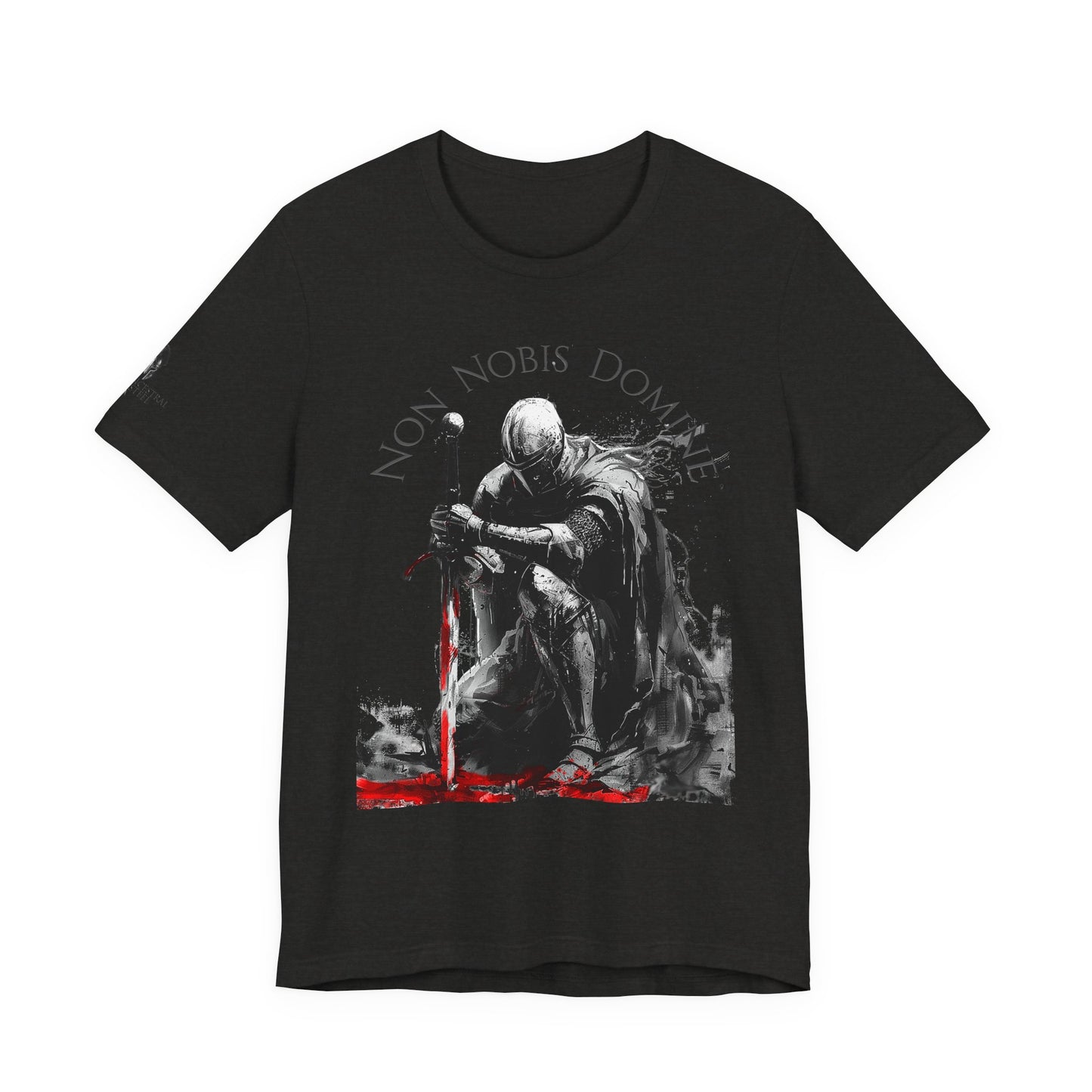 Knight Kneeling "Non Nobis Domine"