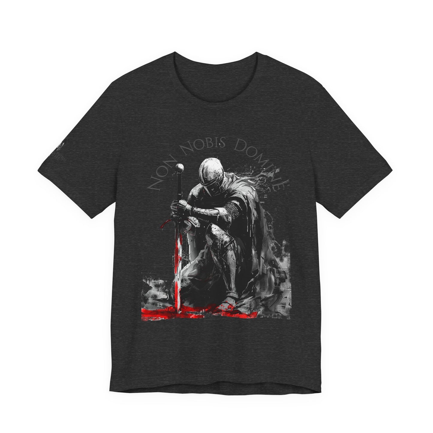 Knight Kneeling "Non Nobis Domine"