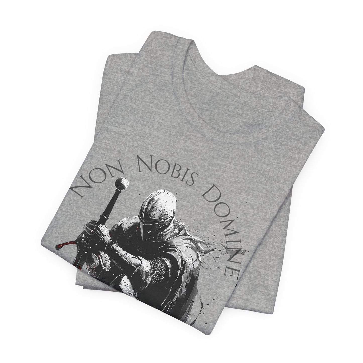 Knight Kneeling "Non Nobis Domine"